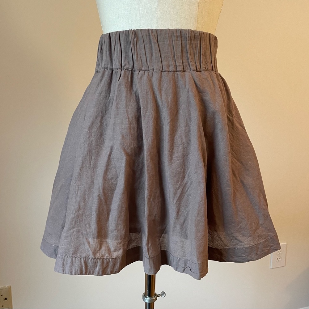Only Elastic Waist Mini Circle Skirt W/ Pockets XS